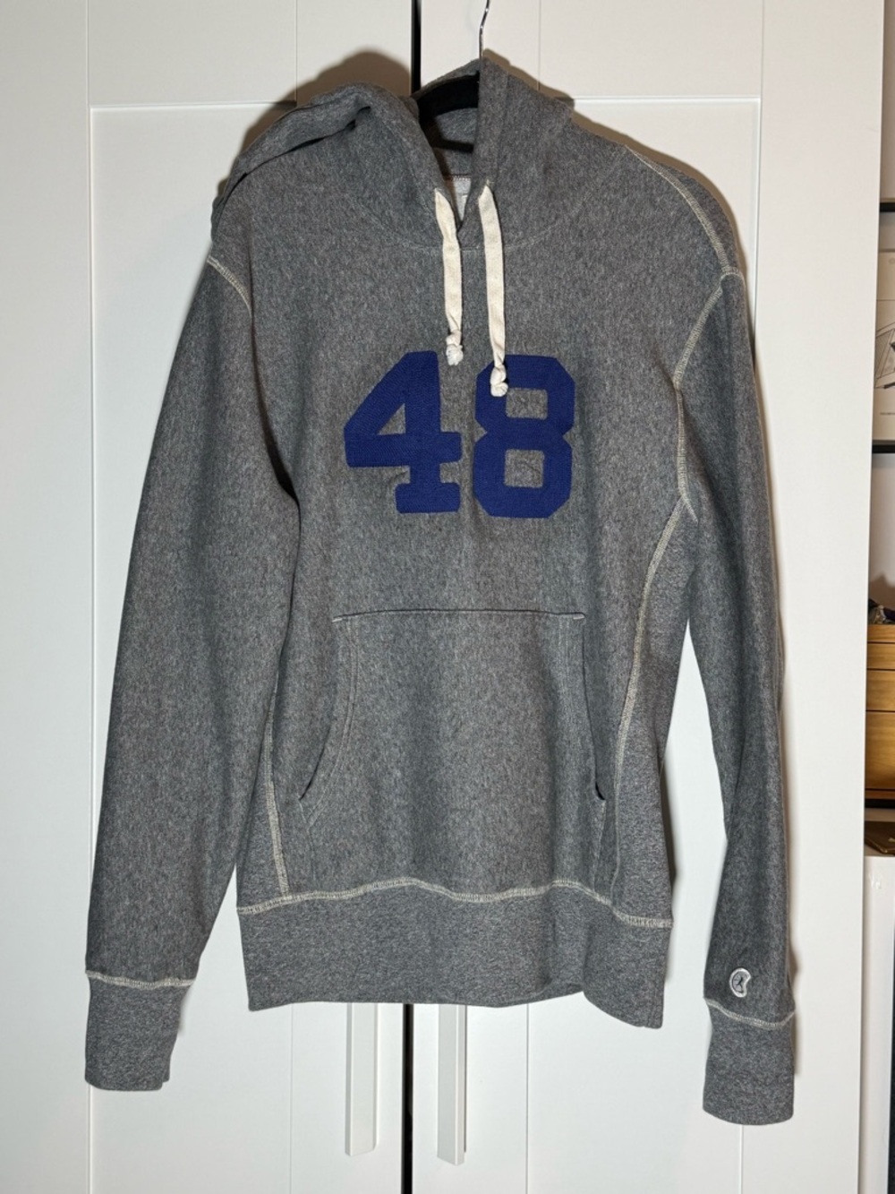 Champion + Todd Snyder Gray Popover Hoodie